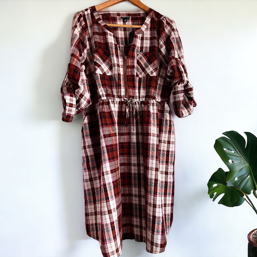 Torrid Plaid Dress , Size 00, m/l or 10